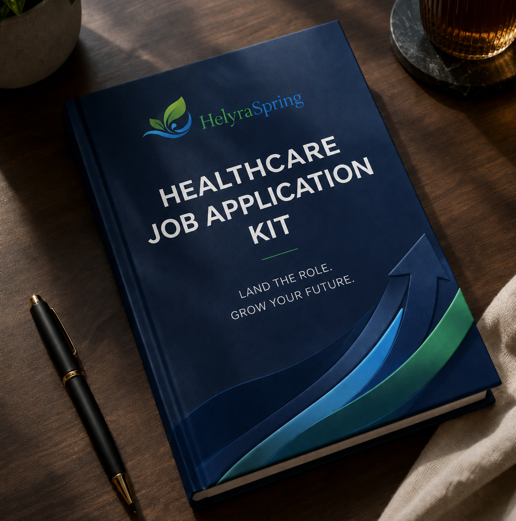 HelyraSpring Healthcare Job Application Kit — Resume, Cover Letter, LinkedIn, AI Prompts & More