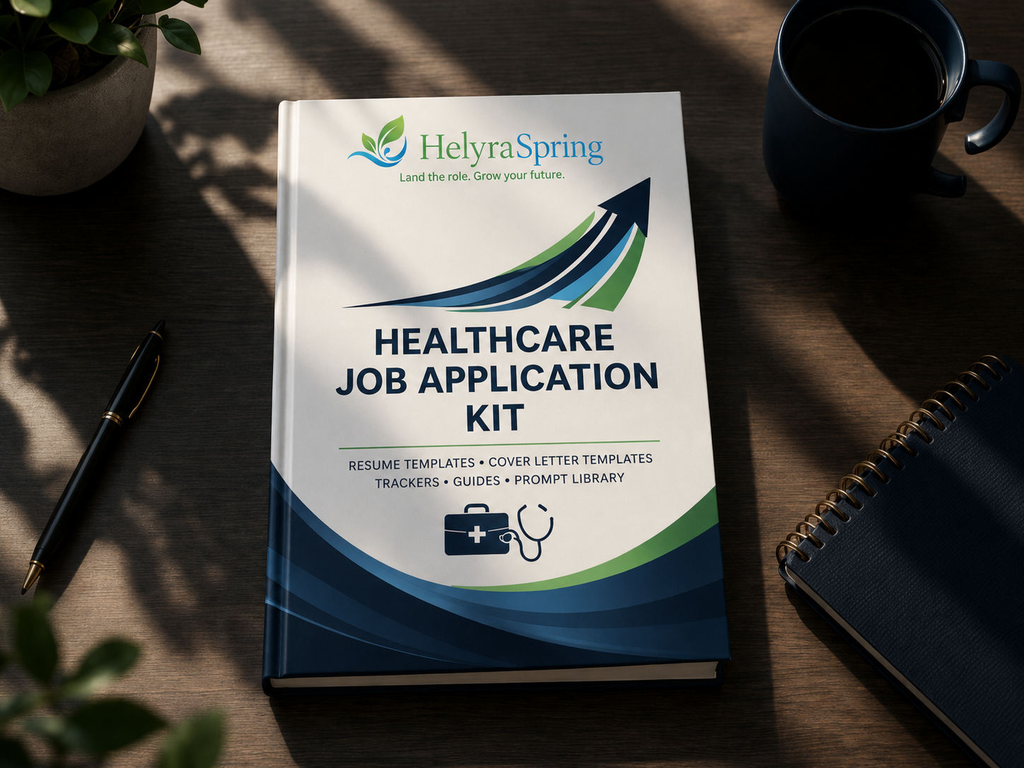 HelyraSpring Healthcare Job Application Kit — Resume, Cover Letter, LinkedIn, AI Prompts & More