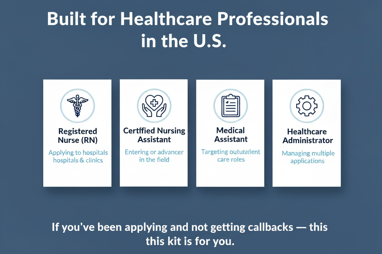 Built for healthcare professionals - RN, CNA, Medical Assistant, Healthcare Admin